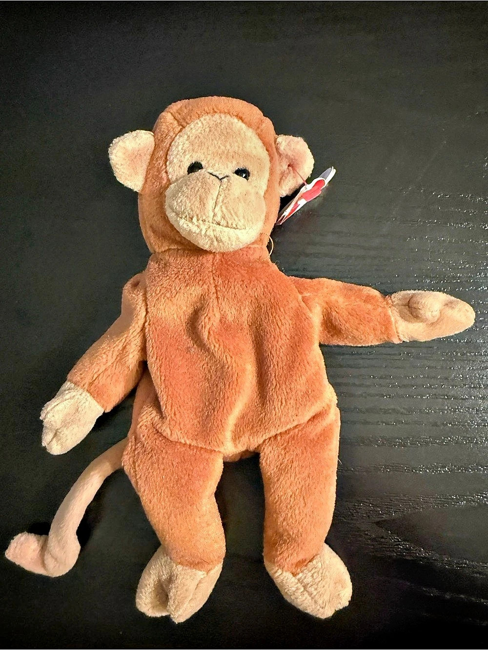 Ty Bongo Beanie Baby Monkey Plush NWT Brown